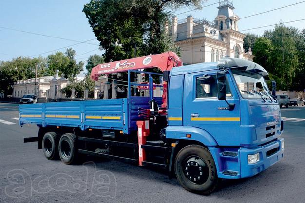 Манипулятор UNIC URV-554 на шасси КАМАЗ 65117