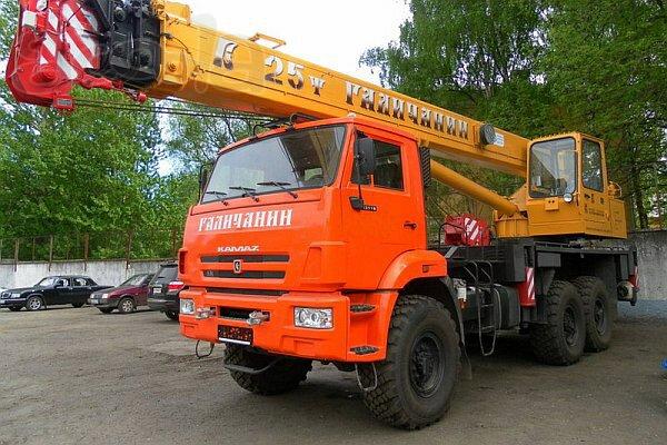 Услуги аренды автокран 25 тонн вездеход