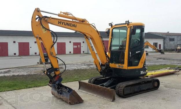 Аренда мини-экскаватора Hyundai R35Z-9