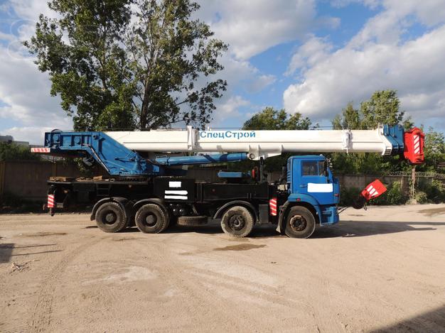 Аренда автокрана 50 тонн стрела 34.5м