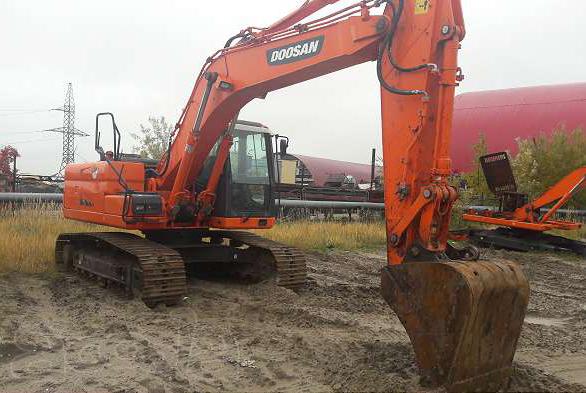 Аренда гусеничного экскавтора Doosan DX180LC