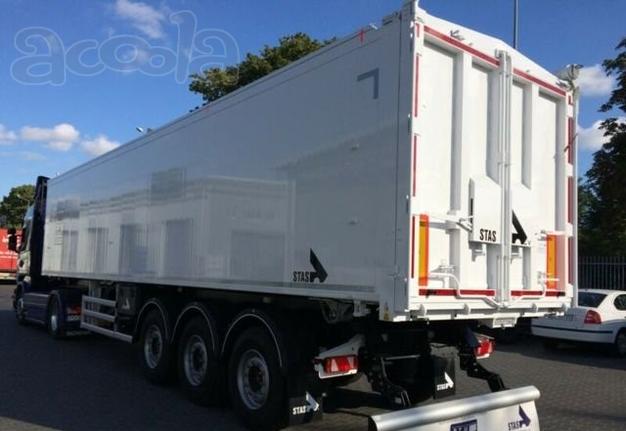 Зерновоз алюминиевый stas AgroStar 60 м3 самосвальный в наличии