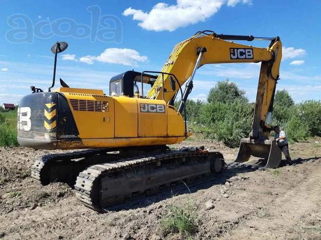 Предлагаю услуги по аренде полноповоротного гусеничного экскаватора JCB 205 (Ковш, гидромолот, грейфер)