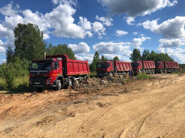 Услуги автосамосвалов 20м3