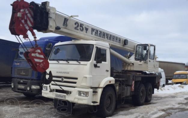 Аренда автокрана 25 тонн, Вездеход