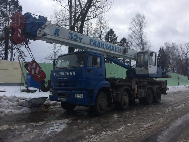 Аренда автокрана 32 тонны