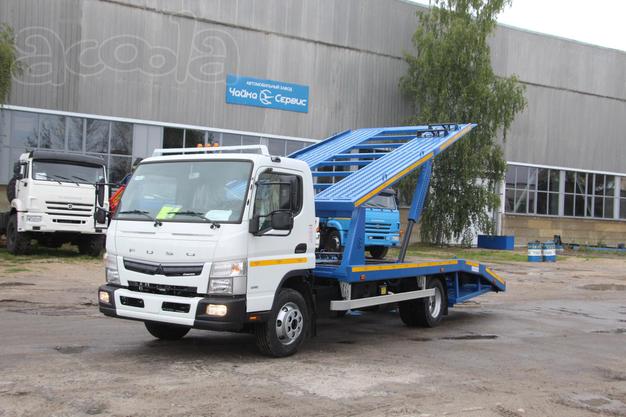 Двухэтажный эвакуатор на базе Mitsubishi FUSO