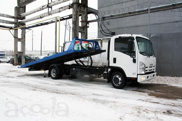 Эвакуатор со сдвижной платформой на базе ISUZU