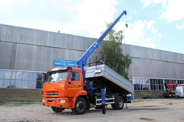 Самосвал на базе КАМАЗ-43253 с КМУ