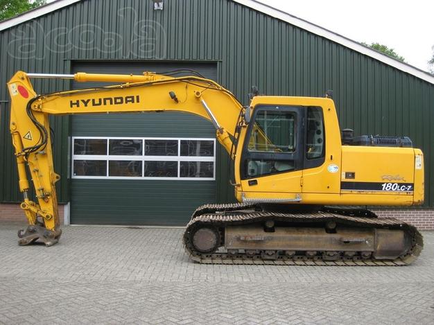 Аренда гусеничного экскаватора Hyundai R 180NLC-7