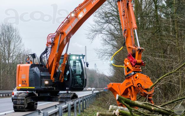 Аренда экскаватора с грейфером Hitachi zx 225