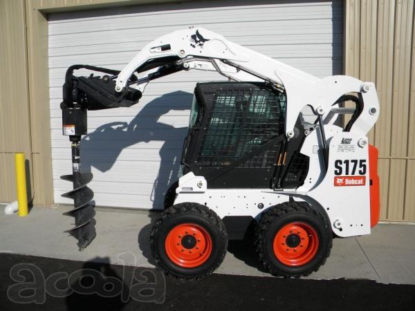 Аренда ямобура гидробур на базе мини-погрузчика Bobcat S175