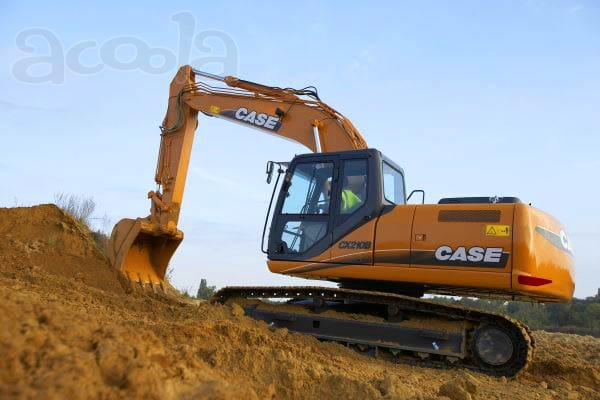 Аренда экскаватора CASE CX210B и др. спецтехники.