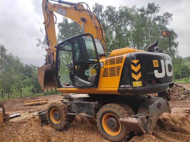 Аренда колёсного экскаватора JCB 160