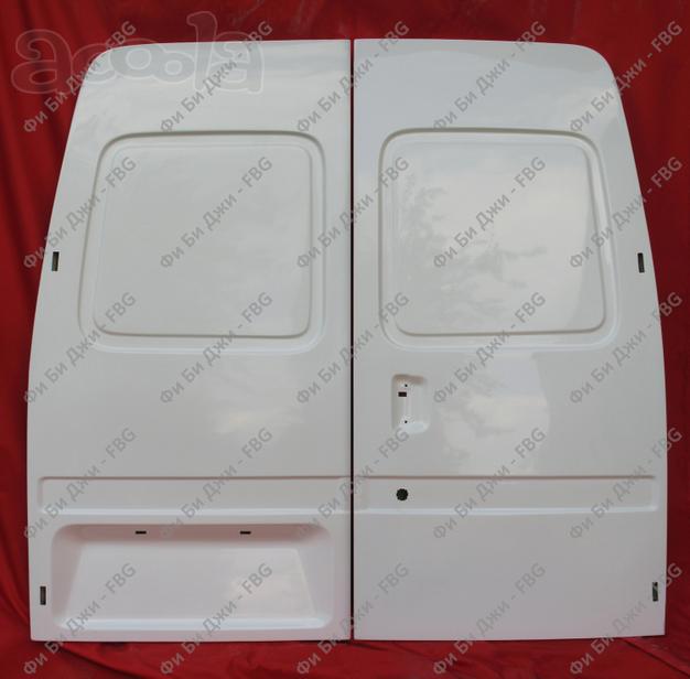 Двери задние Ford Transit (Подвышенные) (1986-2000 г.в.), из стеклопластика