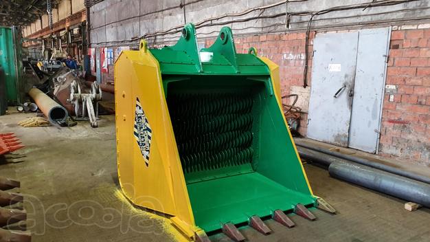 Продам валковый просеивающий ковш для добычи торфа